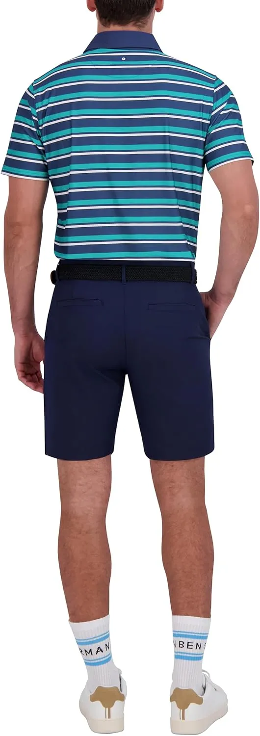 Ben Sherman Men's Performance Polo Shirts– Stretch, Extra Soft Fabric, Moisture-Wicking, Odor Resistant