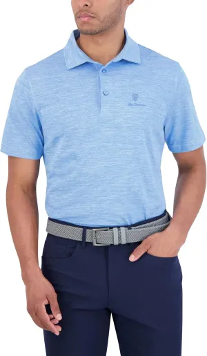 Ben Sherman Men's Short Sleeve Yarn Dye Heather Polo Top