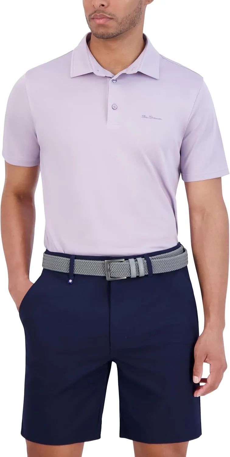 Ben Sherman Men's Sport Fit Classic Short Sleeve Shirt-Casual Polo