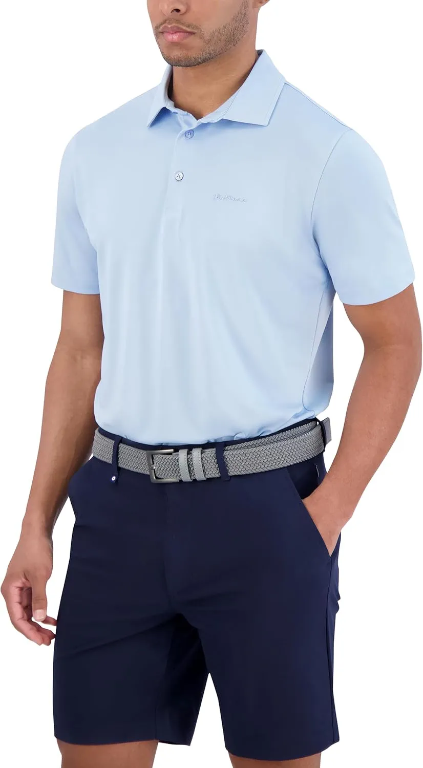 Ben Sherman Men's Sport Fit Classic Short Sleeve Shirt-Casual Polo