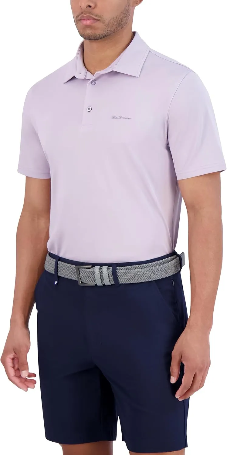 Ben Sherman Men's Sport Fit Classic Short Sleeve Shirt-Casual Polo