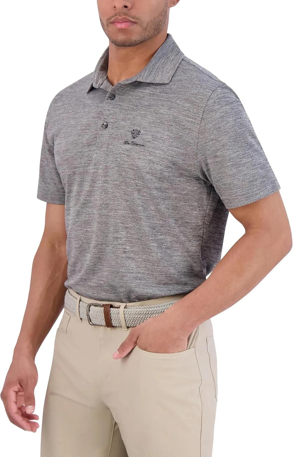 Ben Sherman Men's Sport Fit Classic Short Sleeve Shirt-Casual Polo