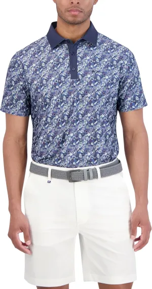 Ben Sherman Men's Sport Stretch Performance Dry Fit Golf Polo-Casual Short Sleeve Shirt