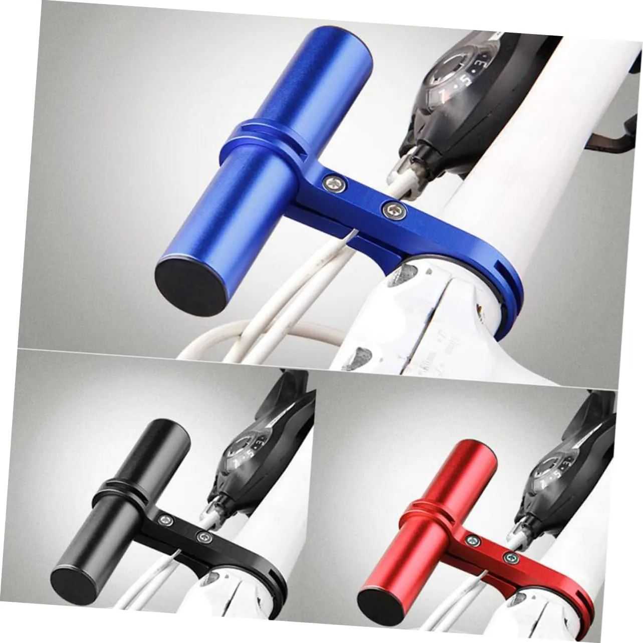 BESPORTBLE 3pcs Mobile Phone Stand Cell Phone Stand Holder Mobile Phone Mount Multi-function Extender Holder Computer Mount Alloy Extender Handlebar Extender Multifunction Accessories