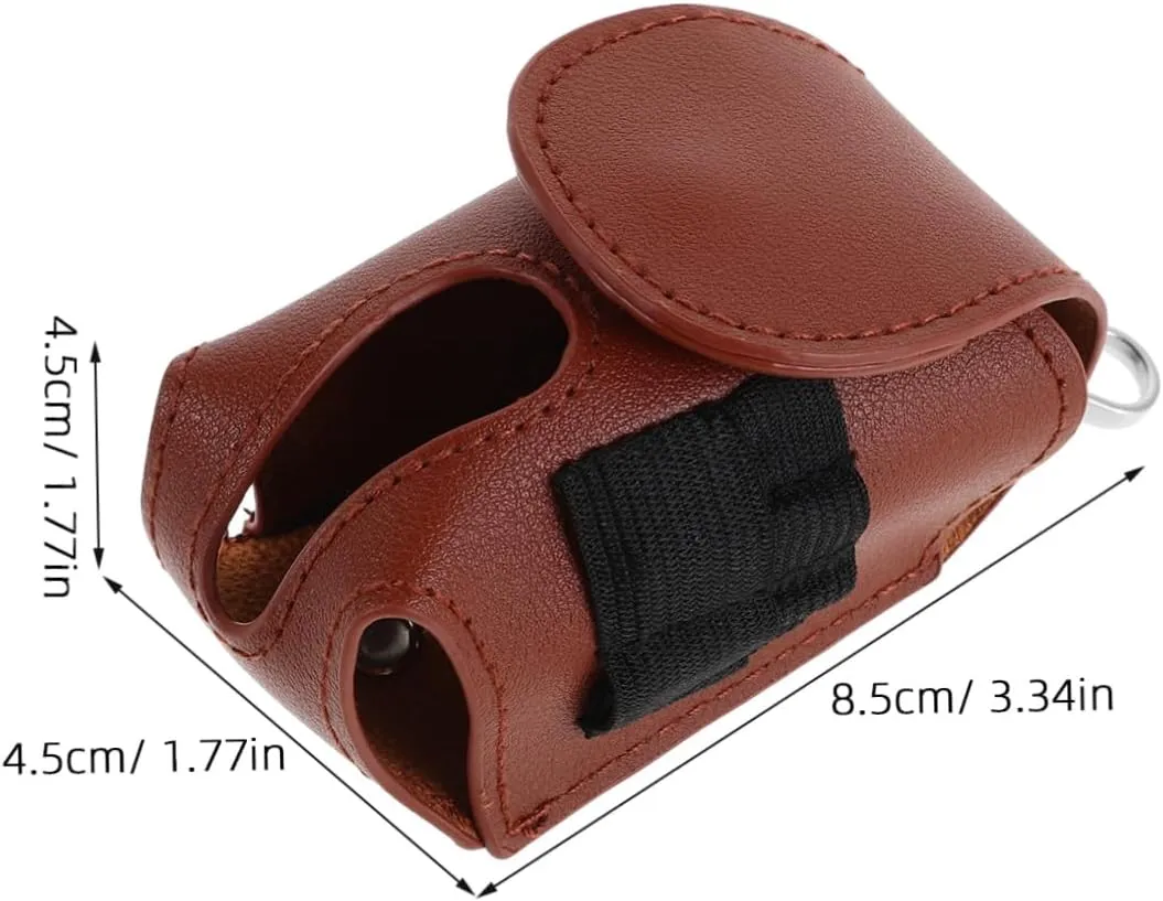 BESPORTBLE Lightweight Golf Ball Waist Bag Portable Golf Ball Holder for Belt Golf Ball Storage Pouch with Clip for