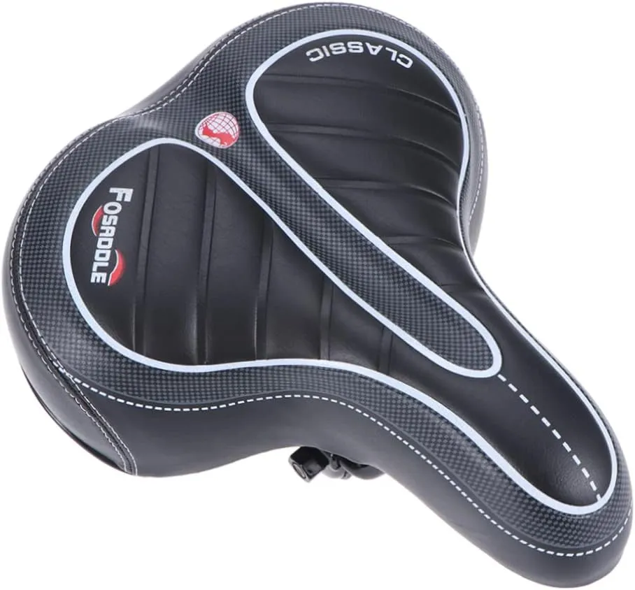 BESPORTBLE Mountain Bike Saddle Seat Pad Comfortable Bike Seat Mat for Water-Resistant Anti-Slip Stripe Bottom
