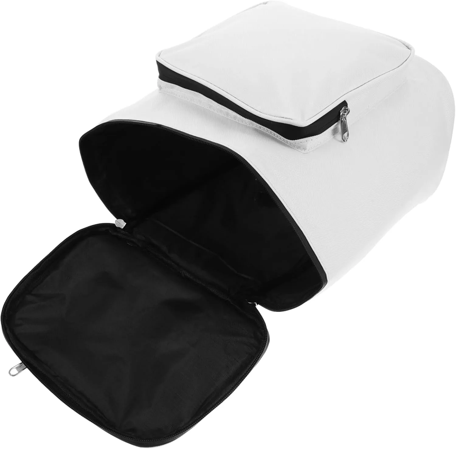 BESTOYARD Motorcycle Storage Bag Capacity Bike Bag for Electric Scooter Durable and Protective Design for Helmets and Essentials White