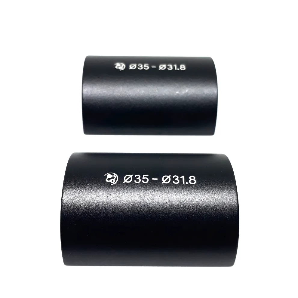 Bicycle MTB Bar Shim 31.8mm To New 35mm Handlebar Clamp Stem Adapter Conversion Kit