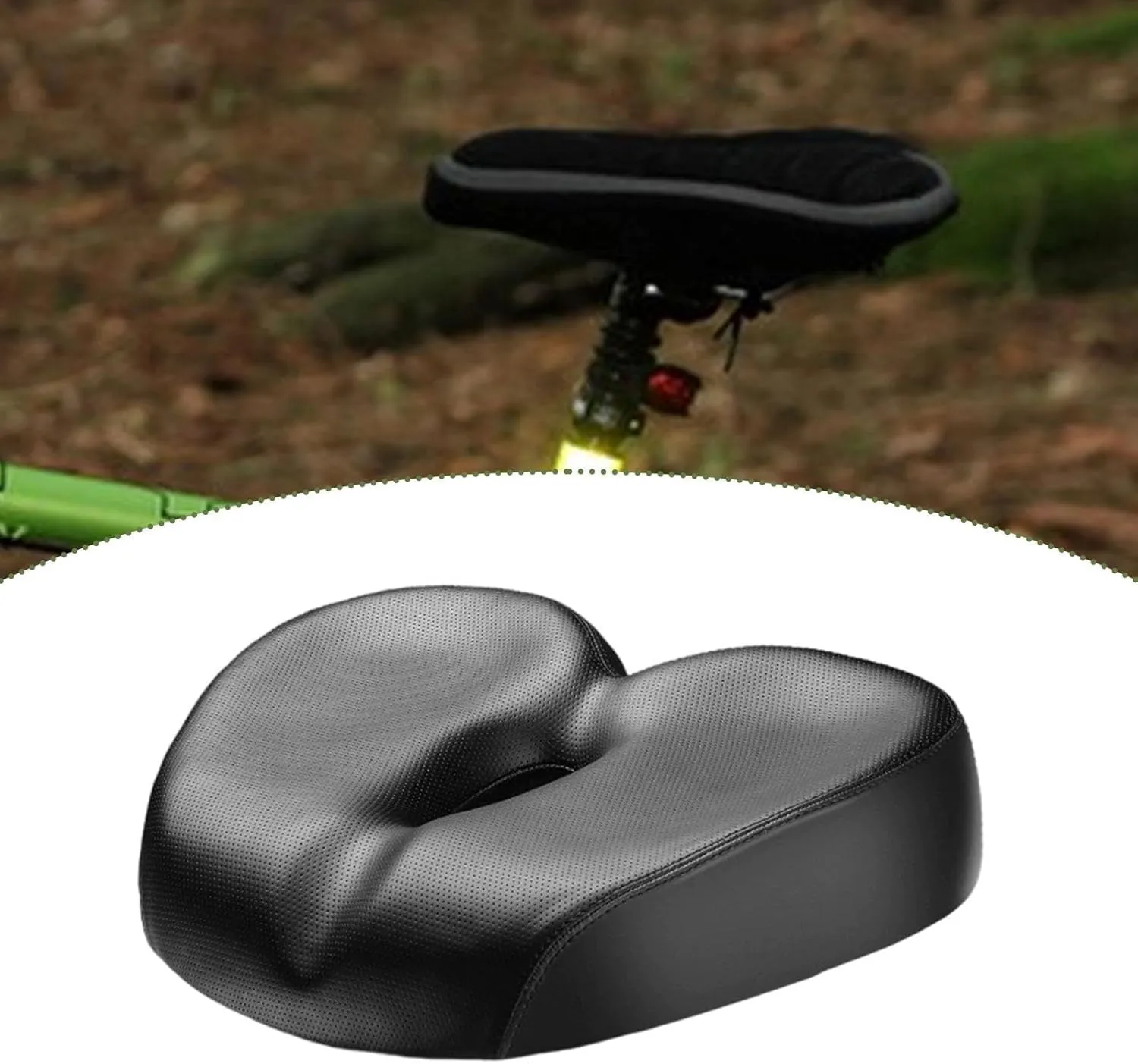 Bicycle Saddle Replacement Sleek Shock Absorbing Mountain Cycling Accessory 21 Cmx27 Cmx6 cm Soft Cushion Pad Bike Seat
