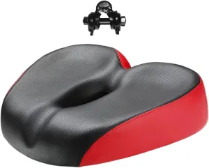 Bicycle Saddle Shock Absorbing Road Bike Waterproof Cycling Part PU Leather Wear Resistant Soft Cushion Pad Biking Bike Seat