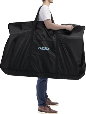 Bicycle Travel Bag - tamthy Folding Bike Bag 26 inch 1680D Waterproof Bike Packing Bags Bicycle Travel Case Carrier Bag for Train Air Trave