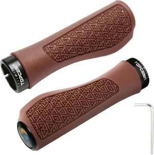 Bicycles Handlebar Grips, Aluminum Lock-on Ergonomic Bike Grips, Cushion Vibrations Comfort Bike Handlebar Grips, Mountain MTB BMX Bicycles Grips for Scooter