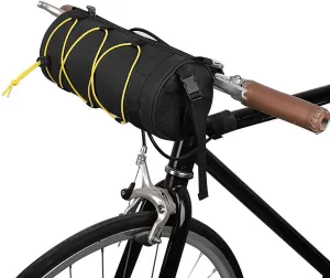 Bike Handlebar Bag Bicycle Handlebar Bag Bike Front Bag Fram Storage Roll Bag with Shoulder Strap for Road Mountain Bike Cycling Travel