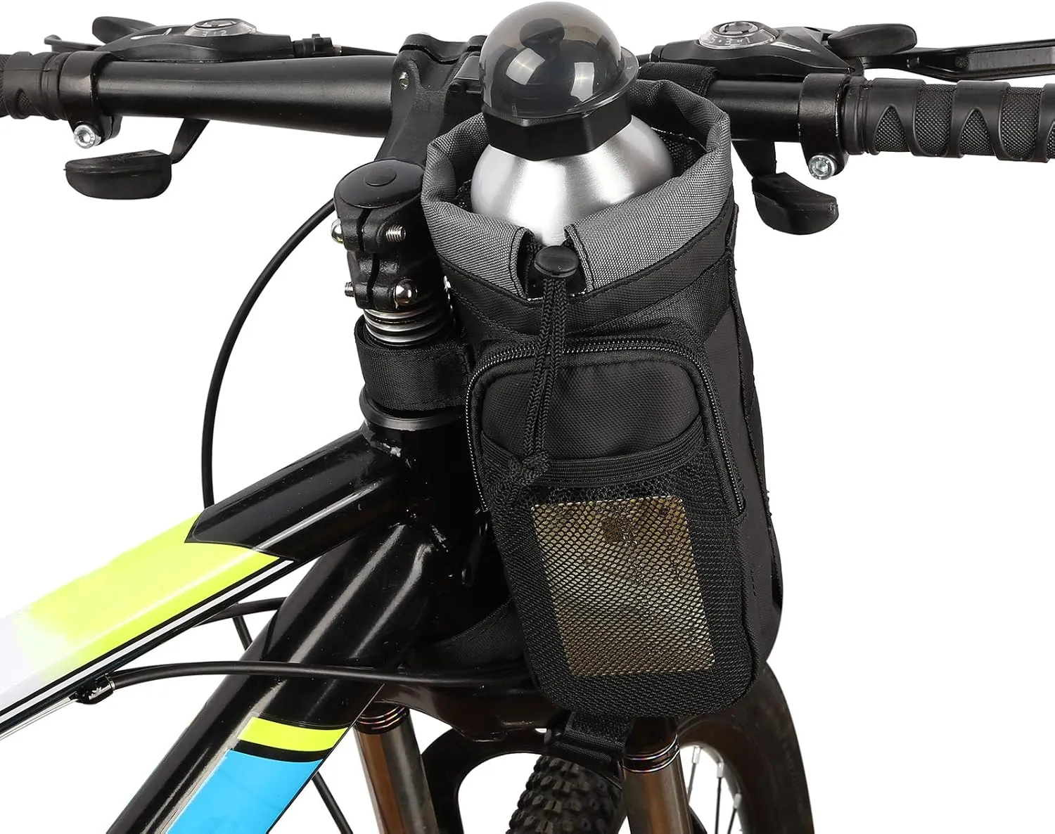 Bike Handlebar Bag Lightweight Waterproof Front Frame Storage Top Tube Bikes Pouch Large-Capacity Front Pack for Road Mountain Bicycle Outdoor Cycling Travel