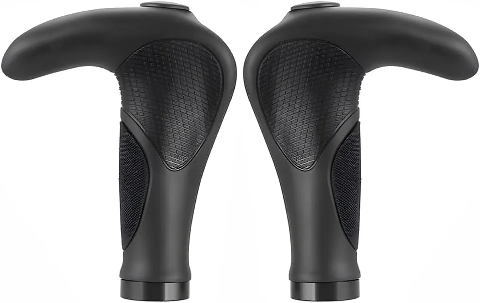 Bike Handlebar Grips, Soft Gel Inserts Shock Resistance Ergonomics Comfort Design,for MTB Bicycle Mountain Bike Grip