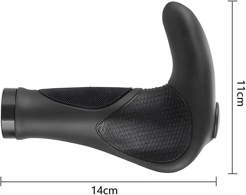 Bike Handlebar Grips, Soft Gel Inserts Shock Resistance Ergonomics Comfort Design,for MTB Bicycle Mountain Bike Grip