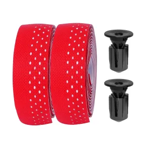 Bike Handlebar Tape, EVA Bike Bar Tape Road Bike, High Stain Resistance Bicycle Handlebars Tape, Extra Thick Soft & Non-Slip Comfortable Bike Grip Tape for Handlebars(Set of 2, Red)