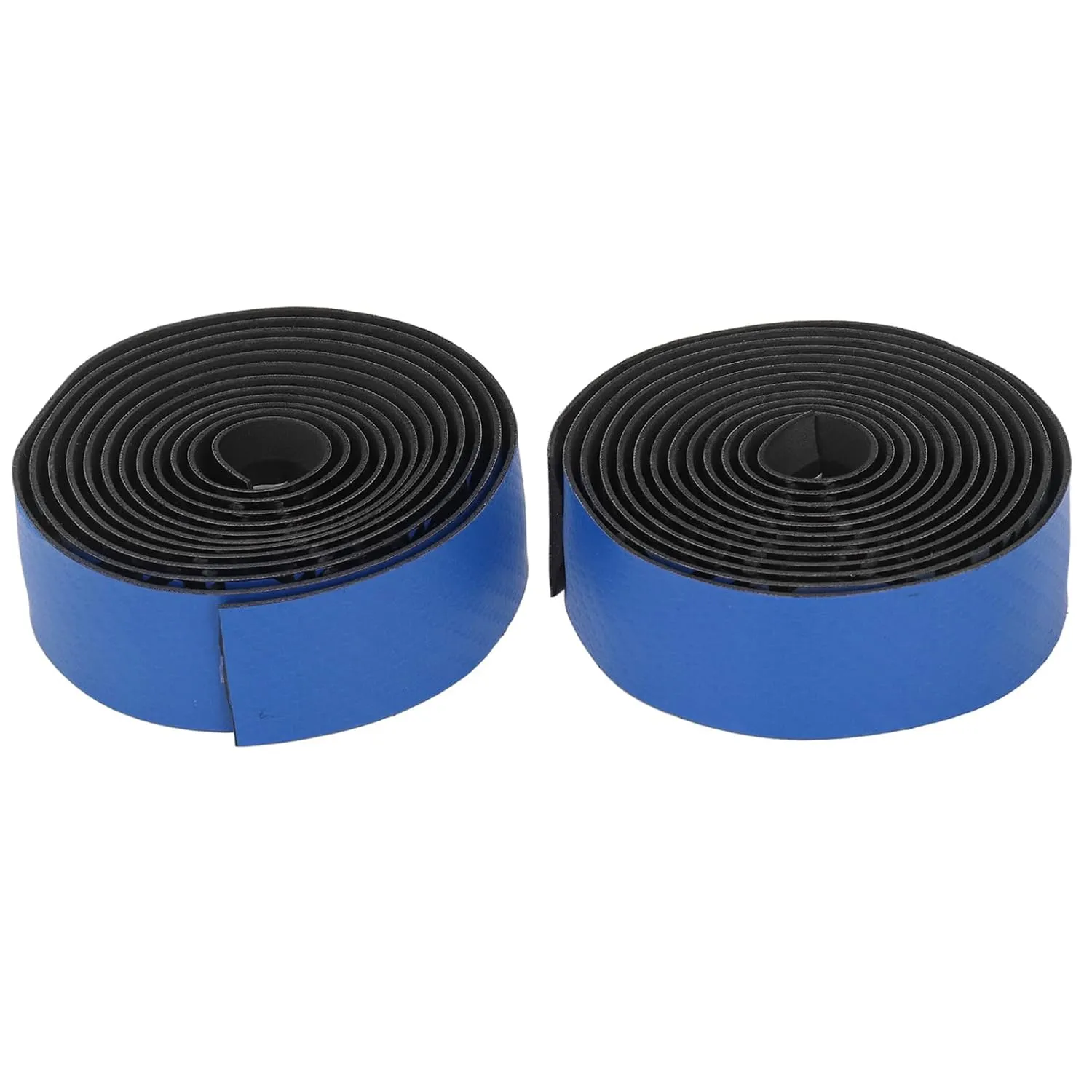 Bike Handlebar Tape Shock Absorbing Gradient Breathable PU EVA Bike Accessories for Road Mountain Biking (Blue)