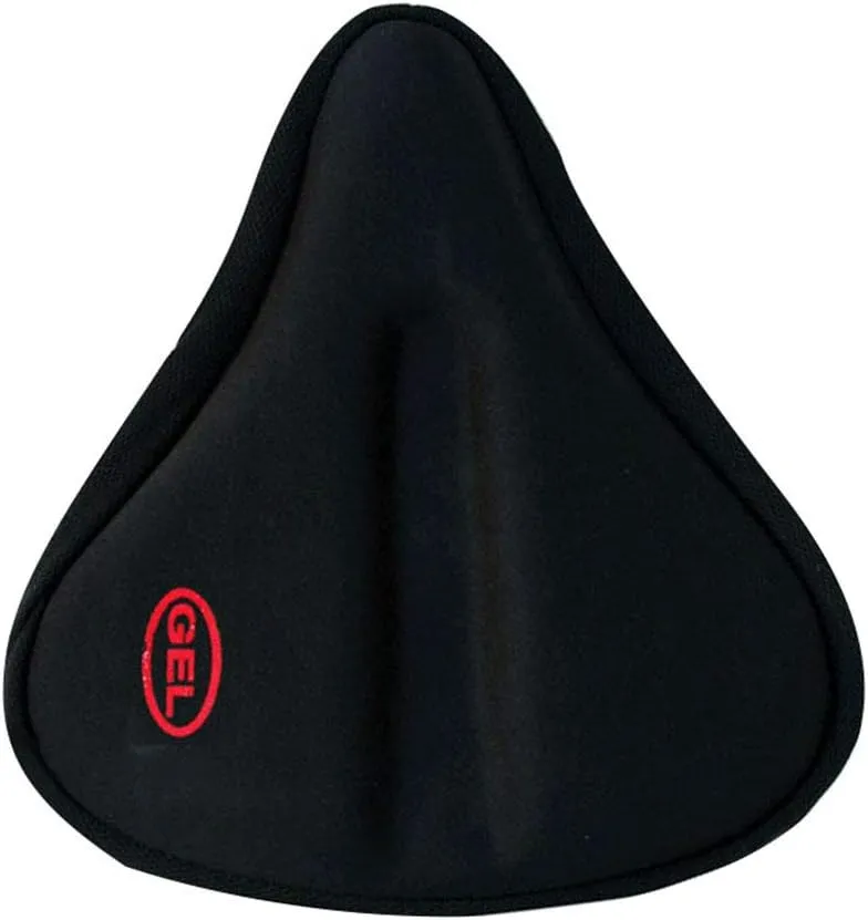 Bike Seat Cover, MASO Bicycle Saddle Cushion Silicone Extra Soft & Wide, 3D Gel Ergonomic Pad for Men Women Comfortable Exercise