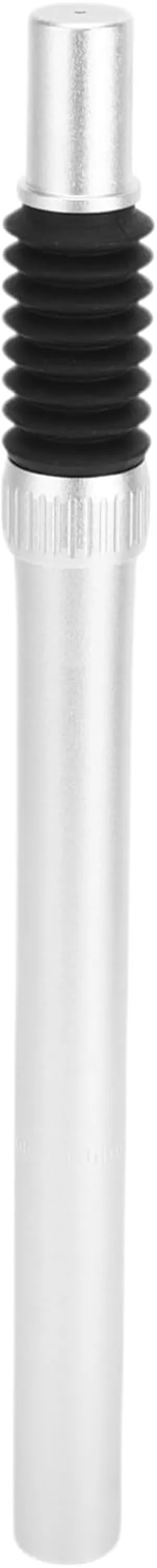 Bike Seat Posts 31.6x350mm Bike Saddle Post Seat Tube Aluminum Alloy Silver Tone Shock Absorbing