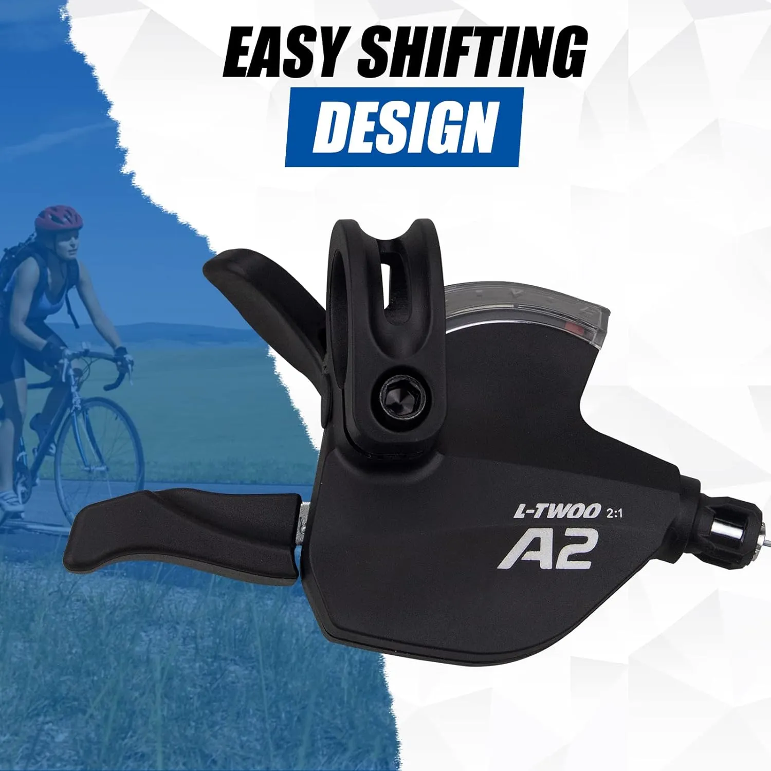 Bike Shifter Lever 21 Speeds 3x7 Thumb Gear Shift Lever for Mountain Bicycle