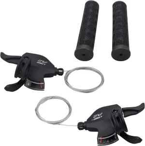 Bike Shifter Lever 21 Speeds 3x7 Thumb Gear Shift Lever for Mountain Bicycle