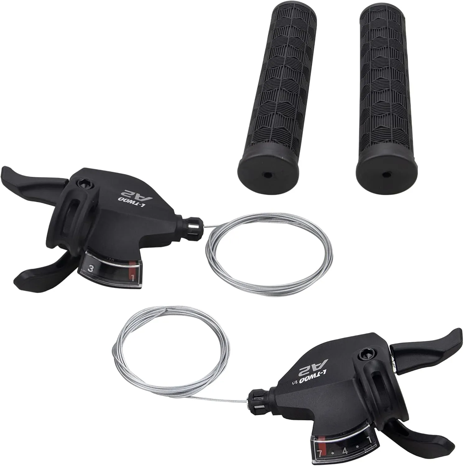 Bike Shifter Lever 21 Speeds 3x7 Thumb Gear Shift Lever for Mountain Bicycle