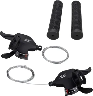 Bike Shifter Lever 24 Speeds 3x8 Thumb Gear Shift Lever for Mountain Bicycle