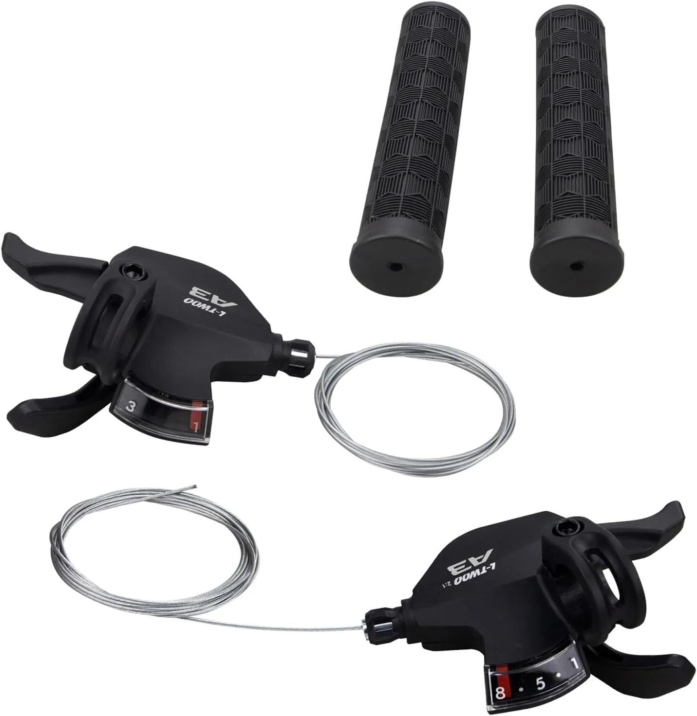 Bike Shifter Lever 24 Speeds 3x8 Thumb Gear Shift Lever for Mountain Bicycle
