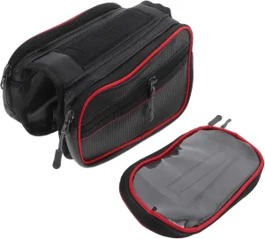 Bike Storage Bag Bike Bags Handlebar Bike Handlebar Bag Cycling Handlebar Bags for Bicycles Storage Bag Organizer Front Handlebar Bag Bike Phone Mount Bag Corset Blush