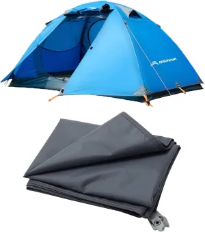 BISINNA Backpacking Camping Equipment Set, Including Tent, Footprint