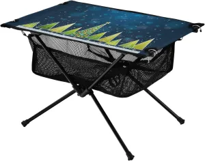 Bolaz Outdoor Folding Portable Picnic Camping Table-Christmas Tree Pattern 3,Storage Mesh for Camping Gear Accessories, Hiking, Mountaineering, Outdoor Travel