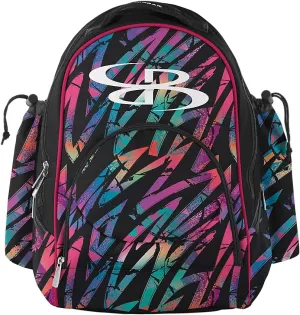 Boombah Tyro Baseball/Softball Bat Backpack - 20" x 15" x 10" - Rainbow Scratch Multi