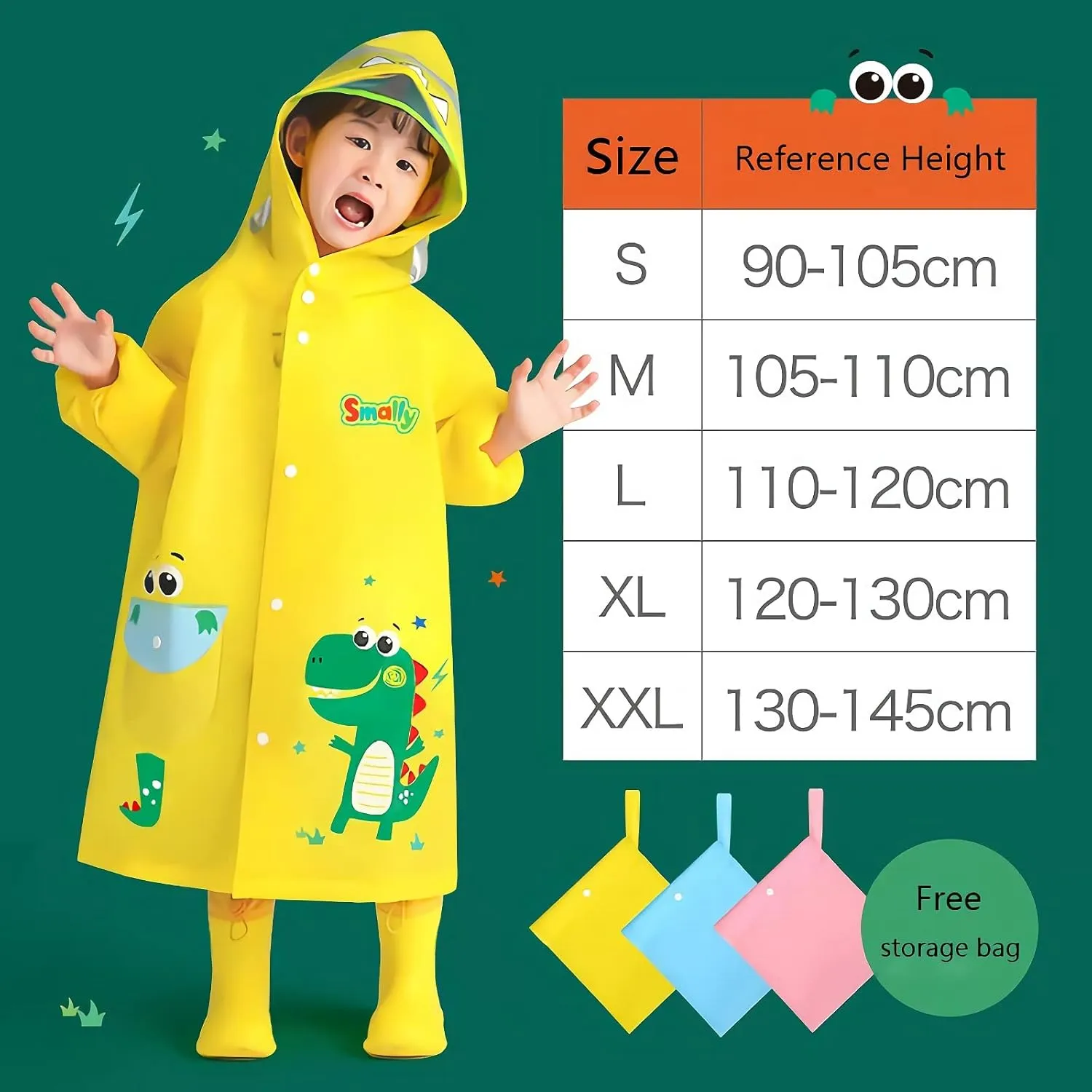 Boys Girls Hooded Rain Poncho Outdoors Kids Transparent Raincoat Student Rain Suit Waterproof Durable Windbreaker