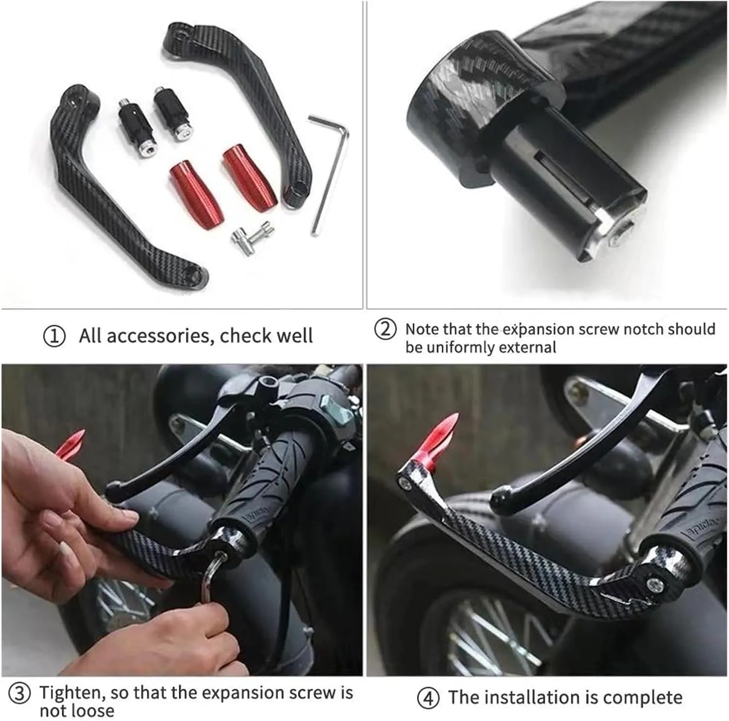 Brake Clutch Protector Motorcycle Handlebar Grips Guard Brake Clutch Levers Protector FOR YAMAHA TRICKER TRX850 1996-2000(Gray)