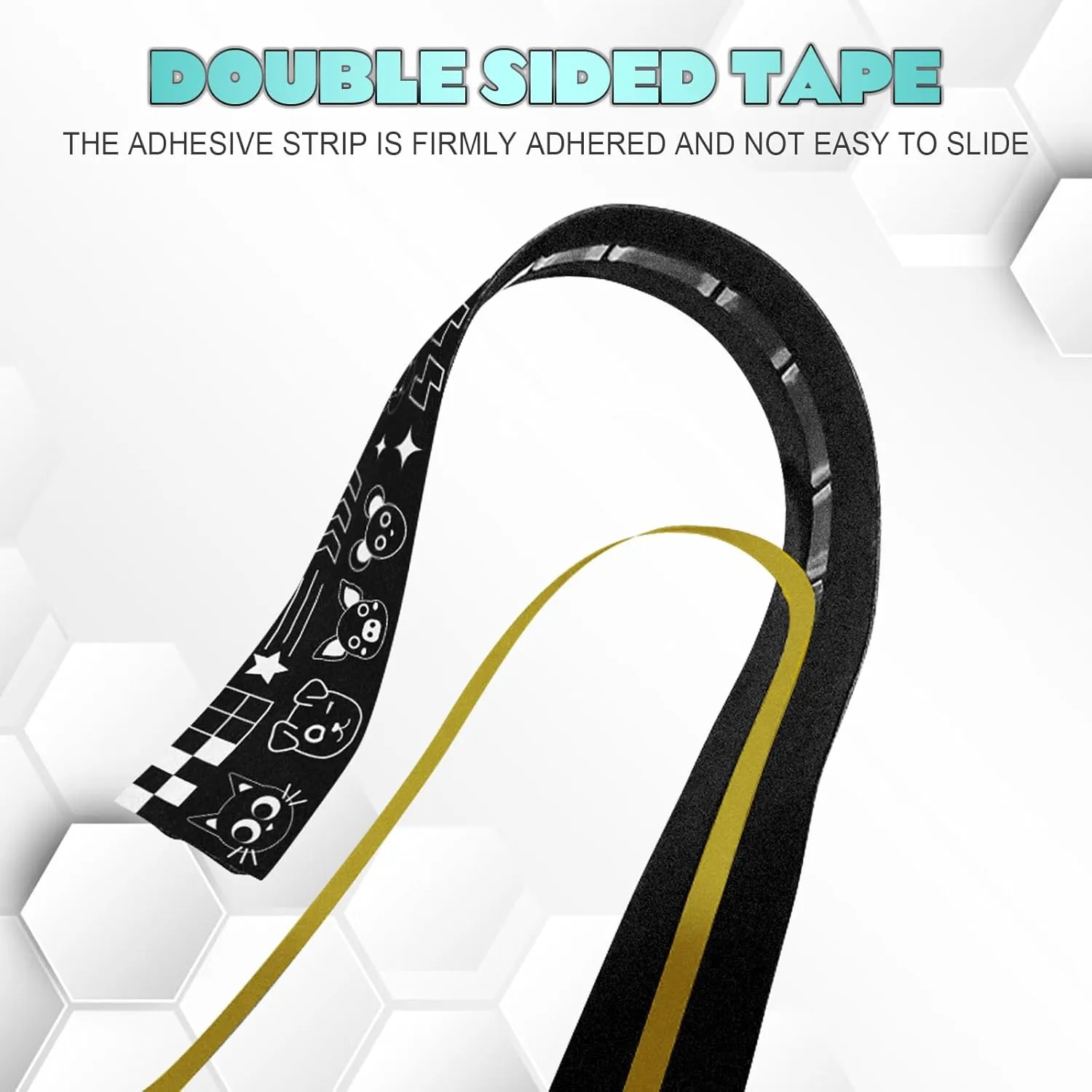 BUCKLOS Bike Handlebar Tape for Road Bike Comfortable Bicycle Handlebar Tape EVA Bike Bar Tape Grip 2 Rolls Bicycle Drop Bar Wraps Black