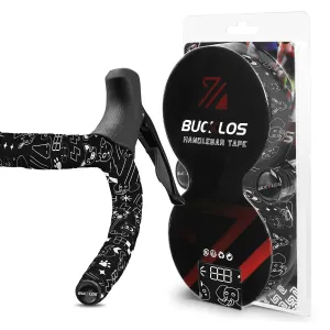 BUCKLOS Bike Handlebar Tape for Road Bike Comfortable Bicycle Handlebar Tape EVA Bike Bar Tape Grip 2 Rolls Bicycle Drop Bar Wraps Black