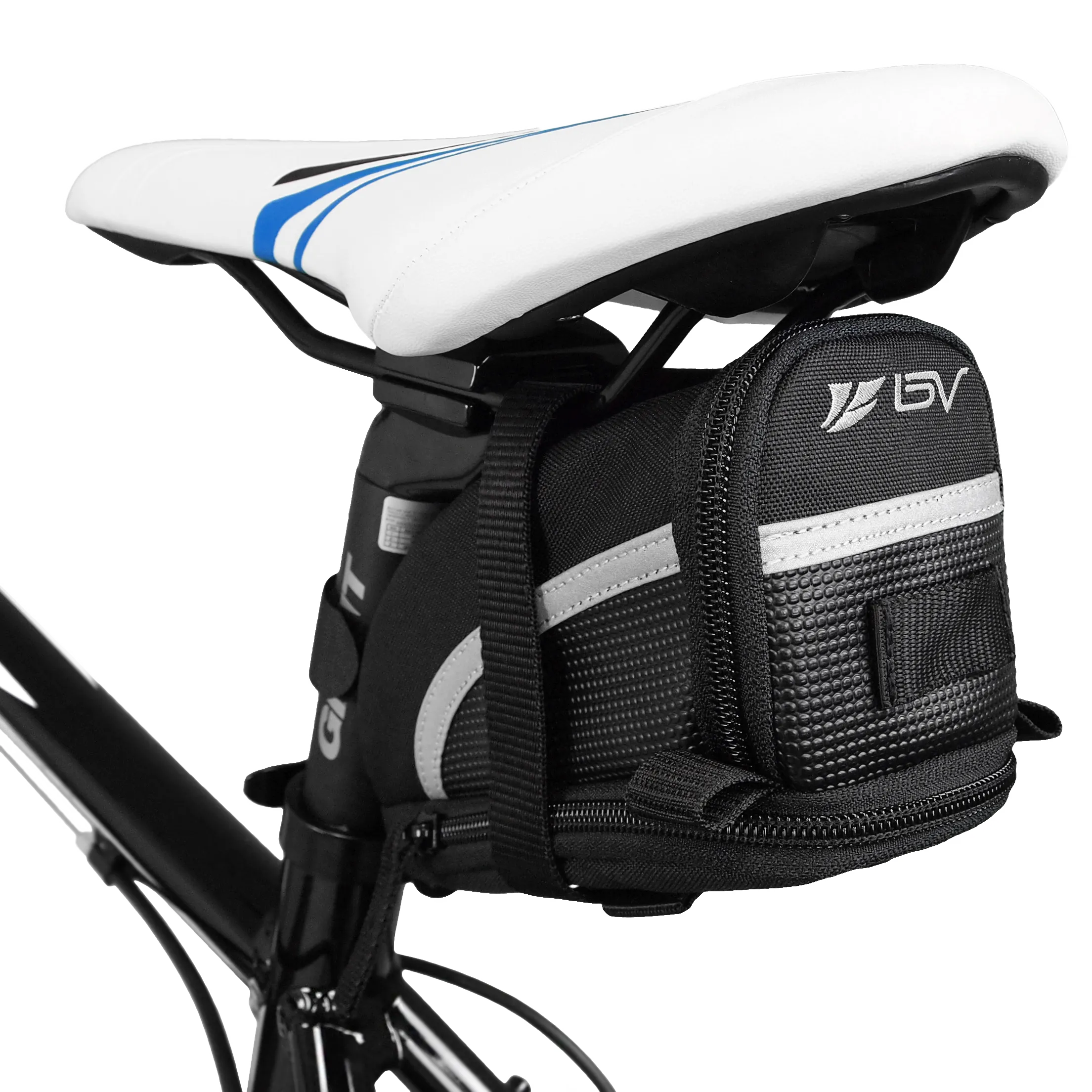 BV Bike Saddle Bag Expandable Strap-On |  BV-SB1