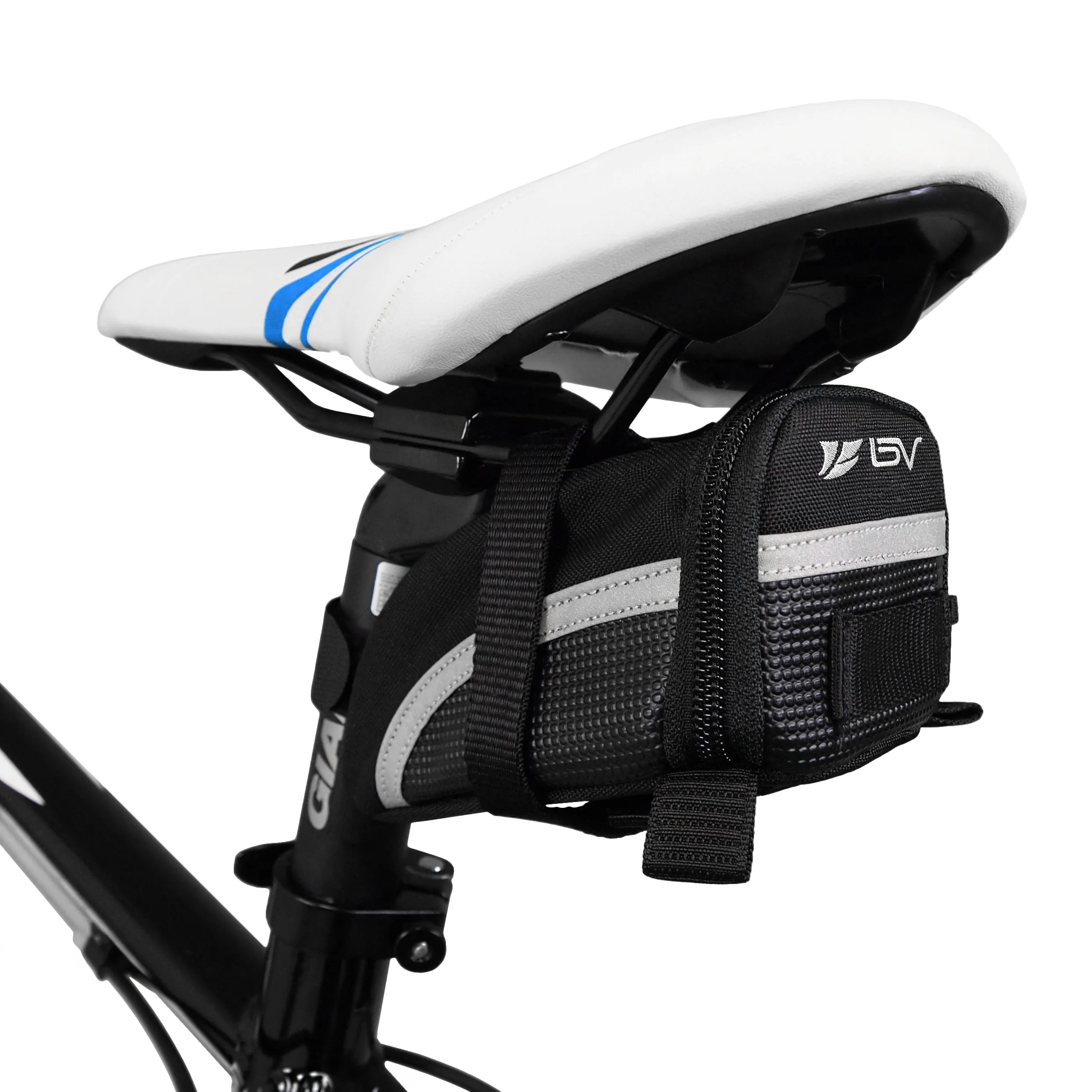 BV Bike Saddle Bag Expandable Strap-On |  BV-SB1