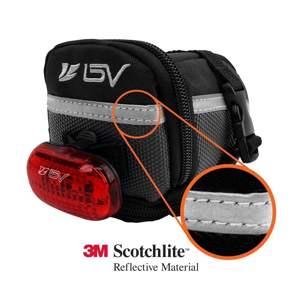 BV Bike Saddle Bag Expandable Strap-On |  BV-SB1