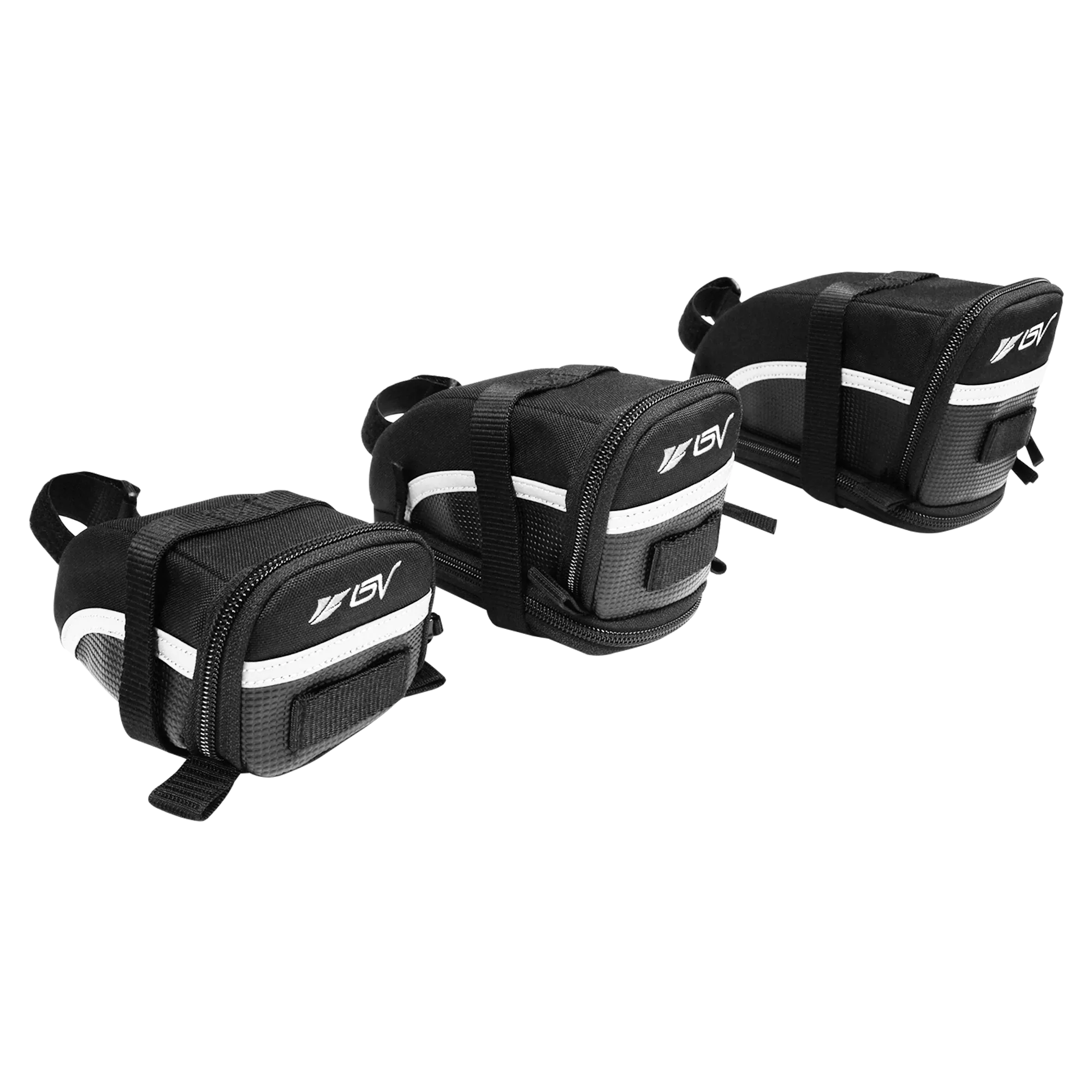 BV Bike Saddle Bag Expandable Strap-On |  BV-SB1