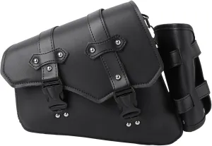 Cabilock 1pc Motorcycle Side Bag Durable Tool Bag with Quick Disconnect Buckle Left Side Hanging Design for Easy Access for Storing Keys Phones and Items for Motorcycles and Bikes