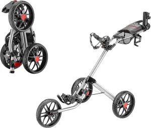 CaddyTek Caddylite 15.3 V2 Golf Push Cart, Deluxe Quad-Fold, Lightweight, 3 Colors