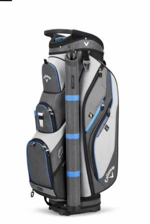 Callaway Forrester Cart Bag - Silver/Titanium/Royal
