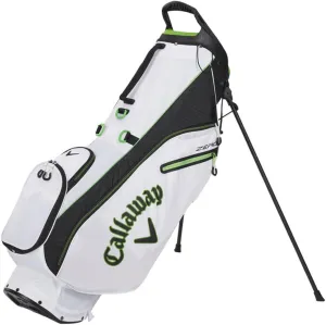 Callaway Golf Hyperlite Zero Stand Bag, Double Strap, Epic, White/Black/Green