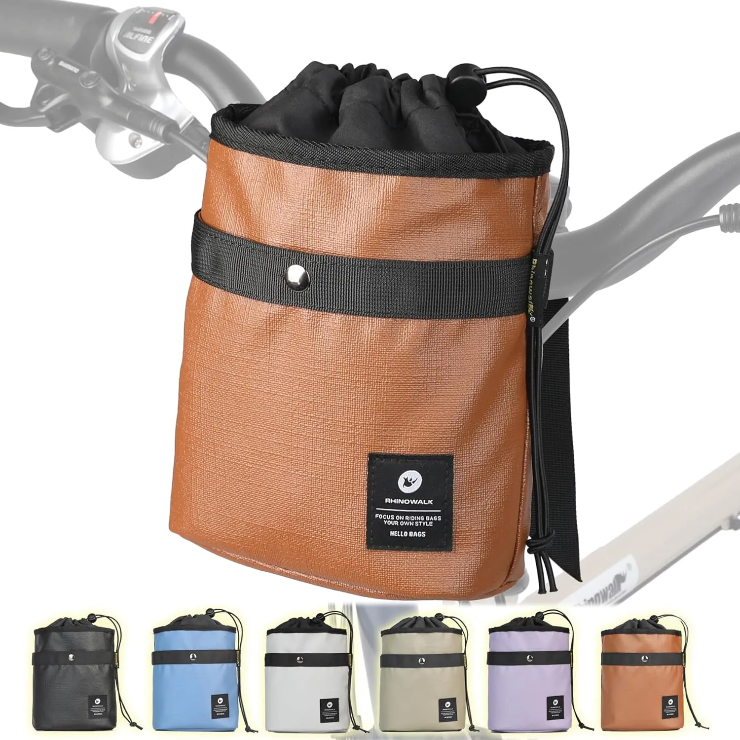 CamGo Small Handlebar Bag for Bike - Multifunctional Mini Shoulder Pack Cycling Accessory Pocket