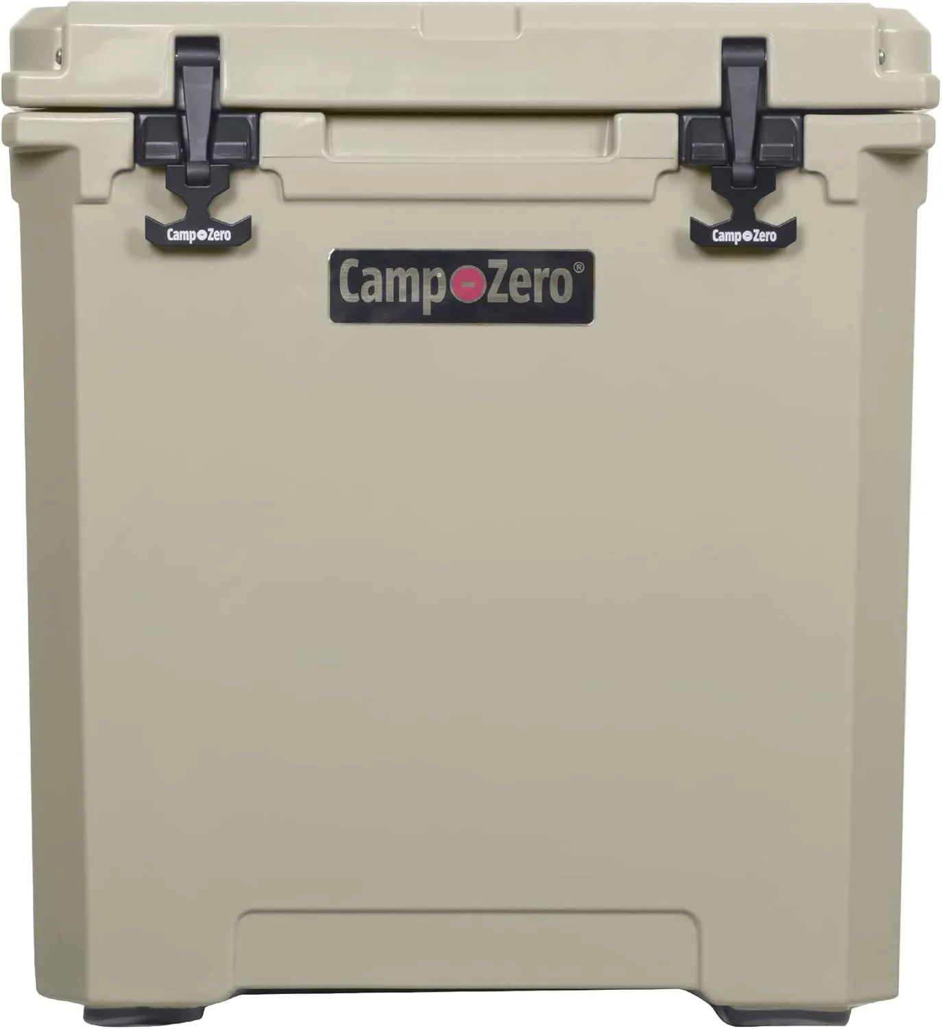 CAMP-ZERO 50L- 52 Quart Hard Cooler with Easy-Roll Oversized Wheels, Extendable Aluminum Pull Handle, Perfect Insulated Ice Chest for Beverages, Beach, Camping, Family Picnics, Fishing and Boating