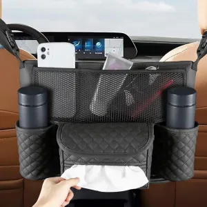 Car Handbag Holder Between Seats for 2017-2024 Mazda CX-5, Car Purse Holder Automotive Consoles & Organizers Storage Car Organizer