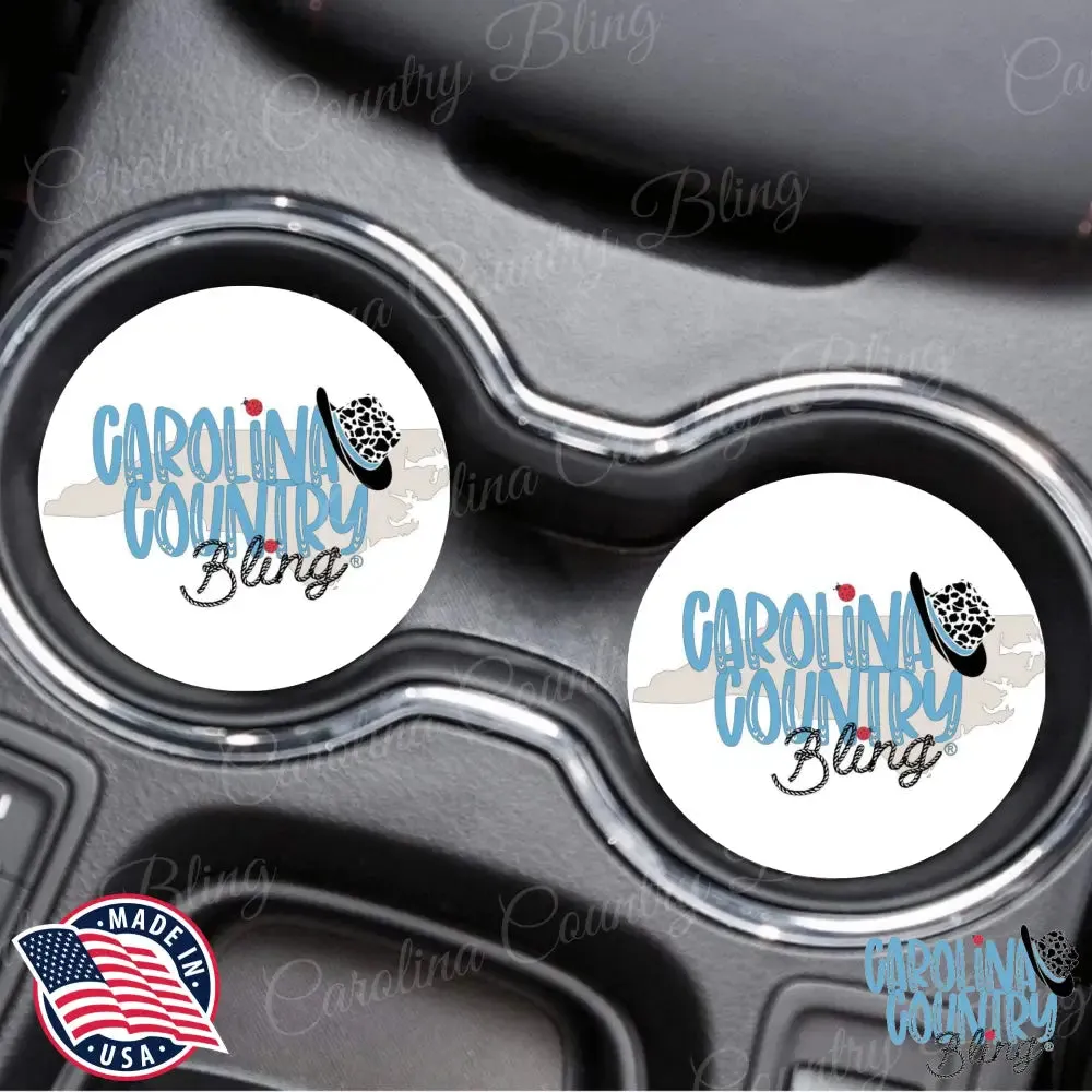 Carolina Country Bling – Car Coasters