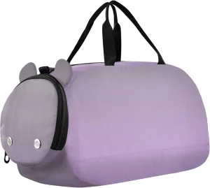 Carry on Duffel for Boys Toddler Weekender Bags Girls Tote Duffle Bags Travel Shoe Compartment Taupe Mauve Gradient Ombre